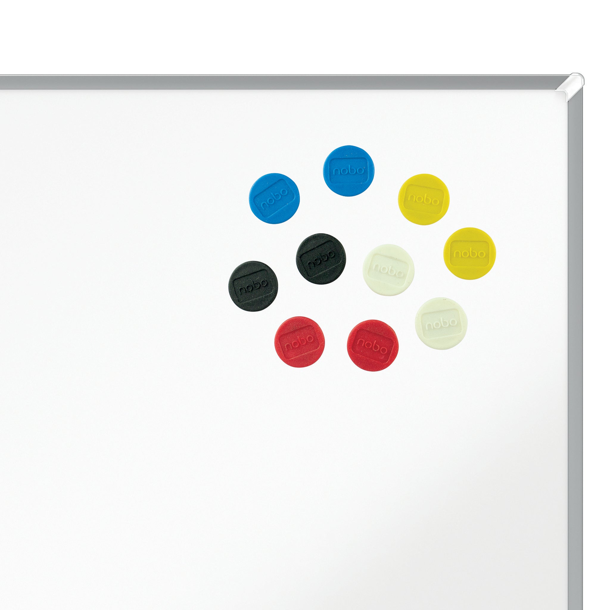 MAGNETI WHITEBOARD 24MM 10/SET NOBO MAGNETI WHITEBOARD 24MM 10/SET NOBO